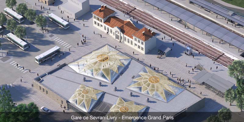 Gare de Sevran-Livry - Emergence Grand Paris